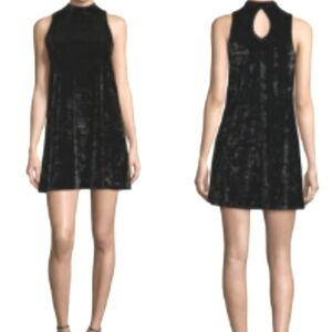 Arizona Jeans Dress, Size XL, Black Mottled Velvet, Sleeveless, A-Line, New!!!